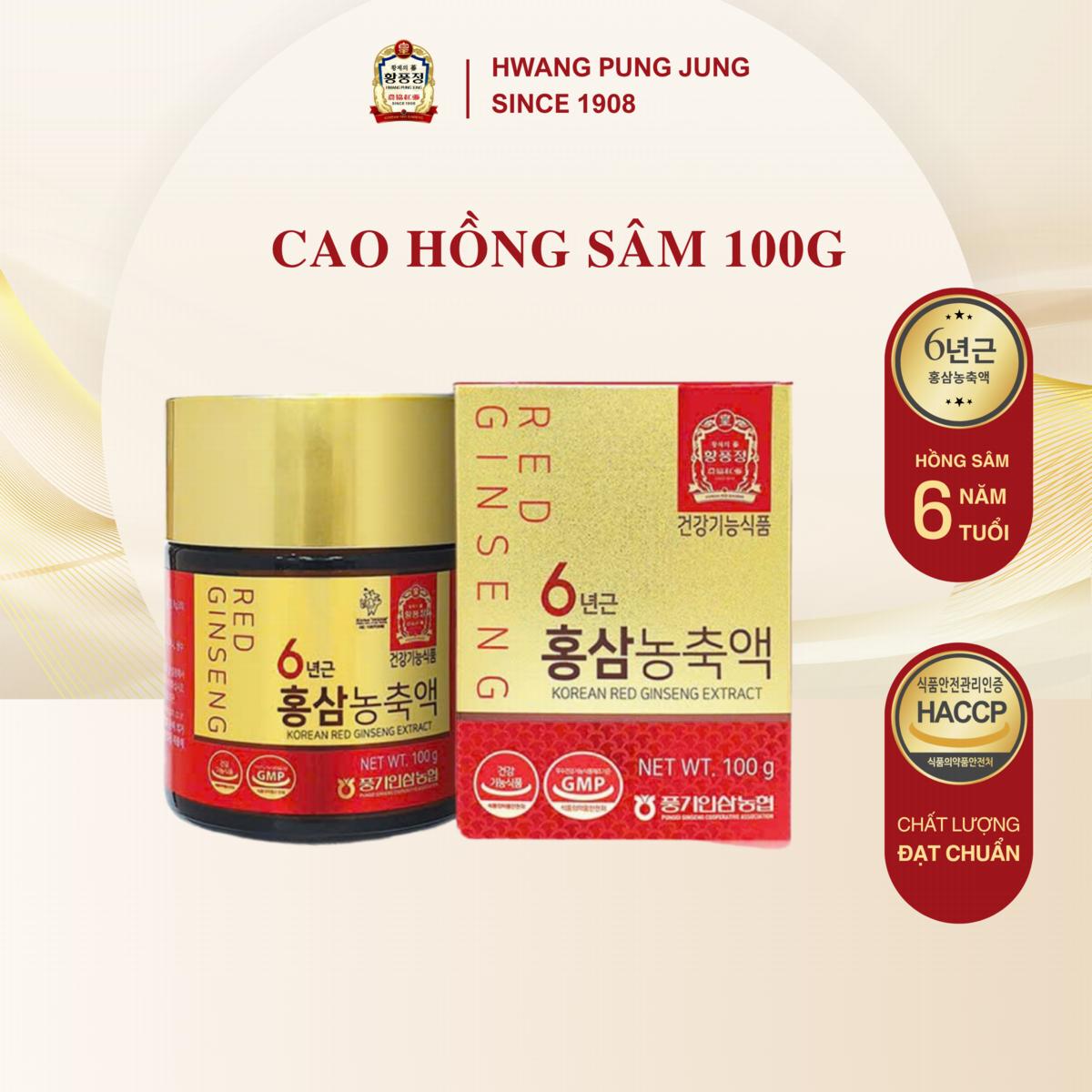 Cao hồng sâm cô đặc 6 năm tuổi 100g