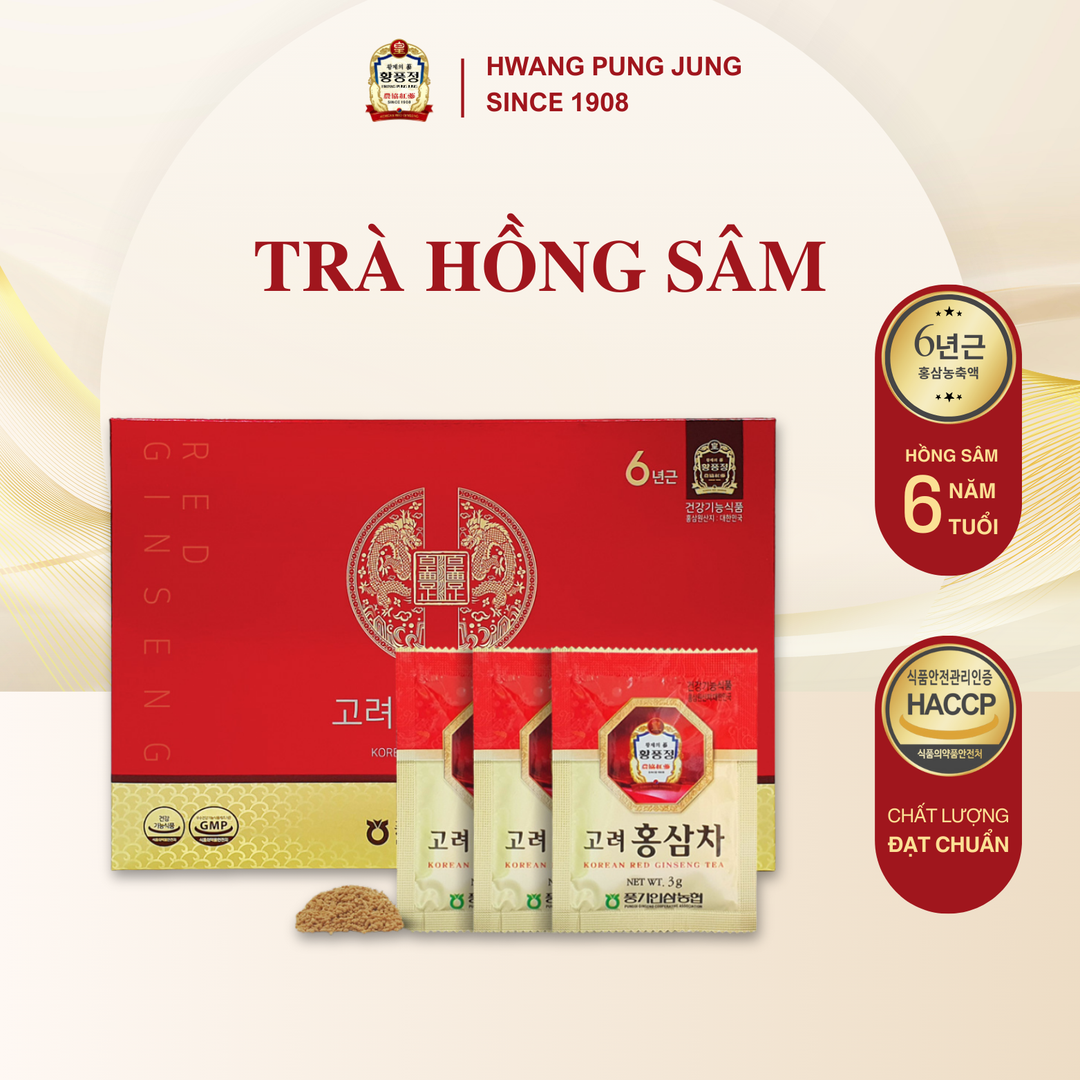 Trà hồng sâm (50 gói)