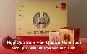 Hộp Quà Sâm Hàn Quốc 6 Năm Tuổi: Món Quà Biếu Tết Trọn Vẹn Tâm Tình
