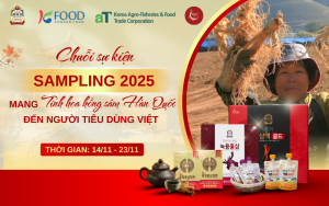 Không Khí Sự Kiện Sampling Hồng Sâm Hwang Pung Jung Đang Nhiệt Hơn Bao Giờ Hết