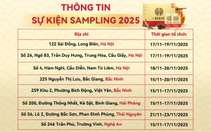 Hồng Sâm Hwang Pung Jung Khởi Động Chuỗi Sự Kiện Sampling 2025 Tại Việt Nam